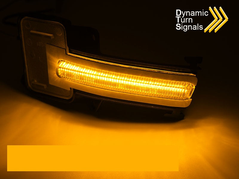 Honda Civic X sekvensielle LED-blinklys montert i sidespeil smoke finish
