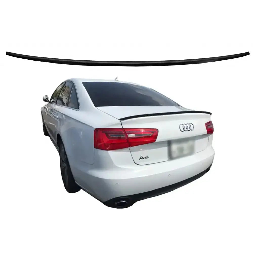 Spoiler Audi A6 C7 4g 4d 11-18 Piano Black - 1