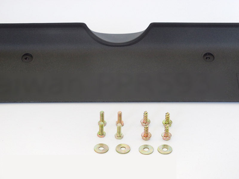 Trunk spoiler sport style til BMW E30 sedan vist ovenfra