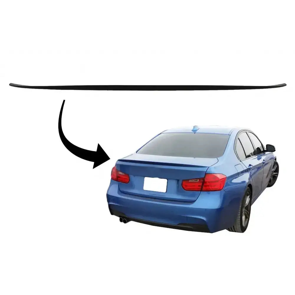 Spoiler Bmw 3 Series F30 (2010-up) M3 Design Matte Black - 1