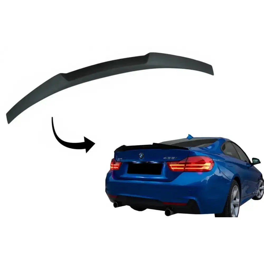 Spoiler Bmw 4 Series Coupe F32 (2013-up) M4 Csl Design Matte Black