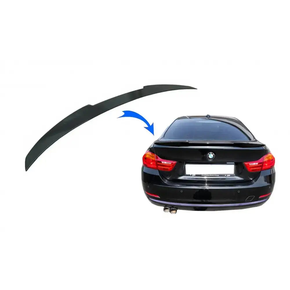 Spoiler Bmw 4 Series Gran Coupe F36 (2014-up) M4 Csl Design Piano Black