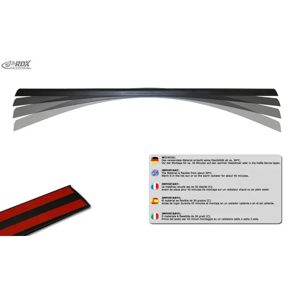 Spoiler Cap Audi A8 D4/4h 09-17 Extension Of Rear Window - 3