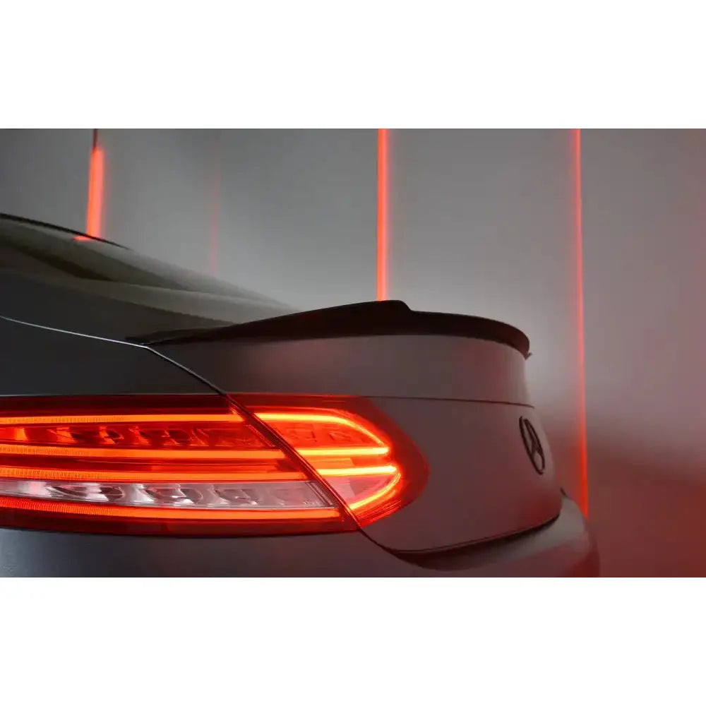 Spoiler Cap Mercedes C-klasse W205 Coupe 15-18 Amg-line - Glans 2