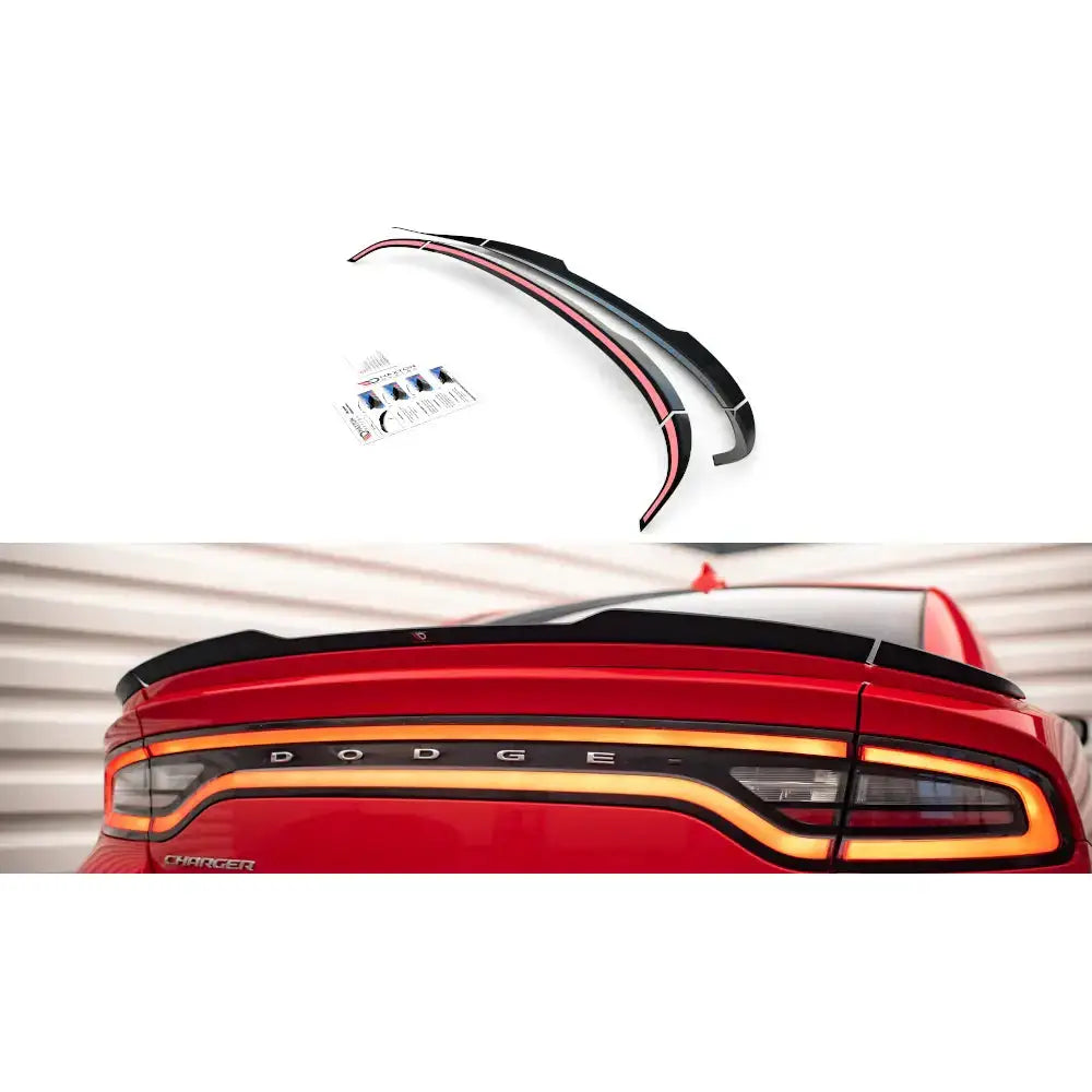 Spoiler Cap Sett - Dodge Charger Rt Mk7 Facelift 14- - 1