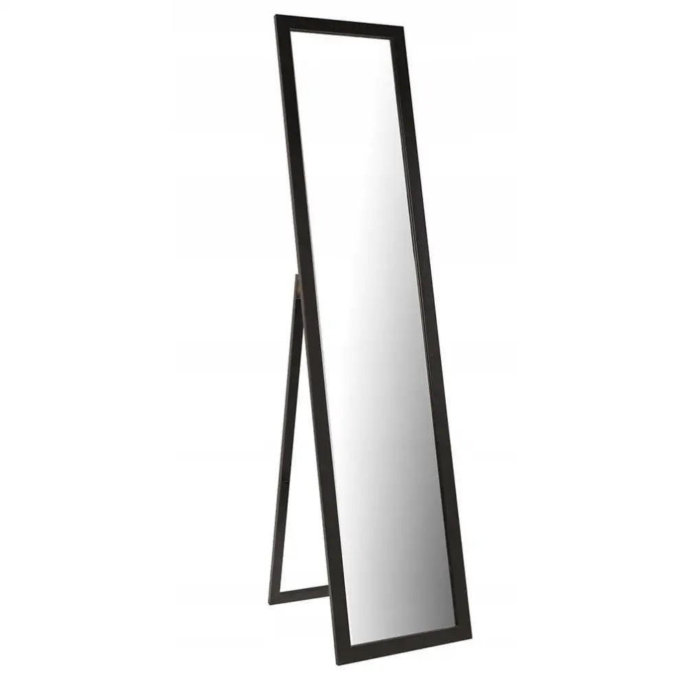 Stående Svart Speil 155x35,8 Cm Til Garderobe - 1