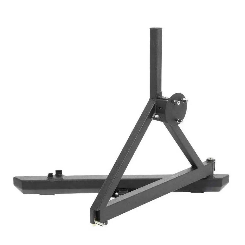 Stål Bakre Rørstøtfanger med Reservehjulholder og Krok - Jeep Wrangler Tj 97-06