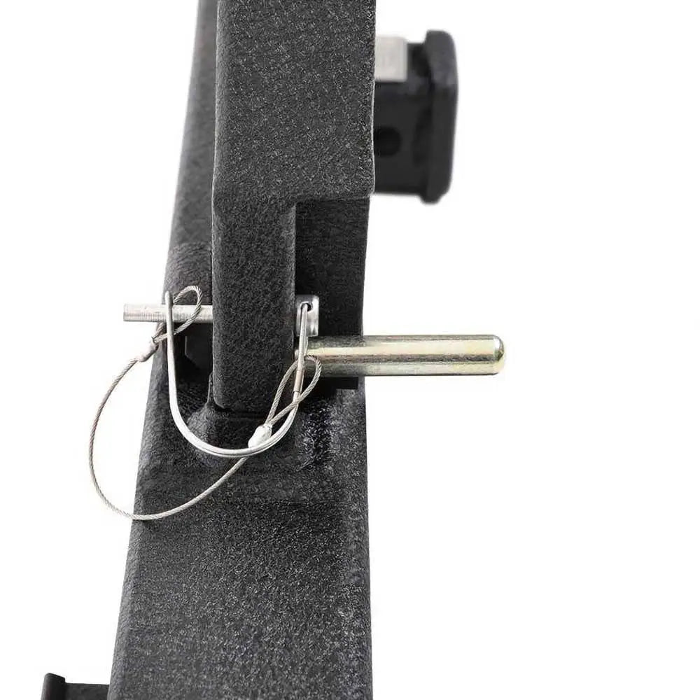 Stål Bakre Rørstøtfanger med Reservehjulholder og Krok - Jeep Wrangler Tj 97-06