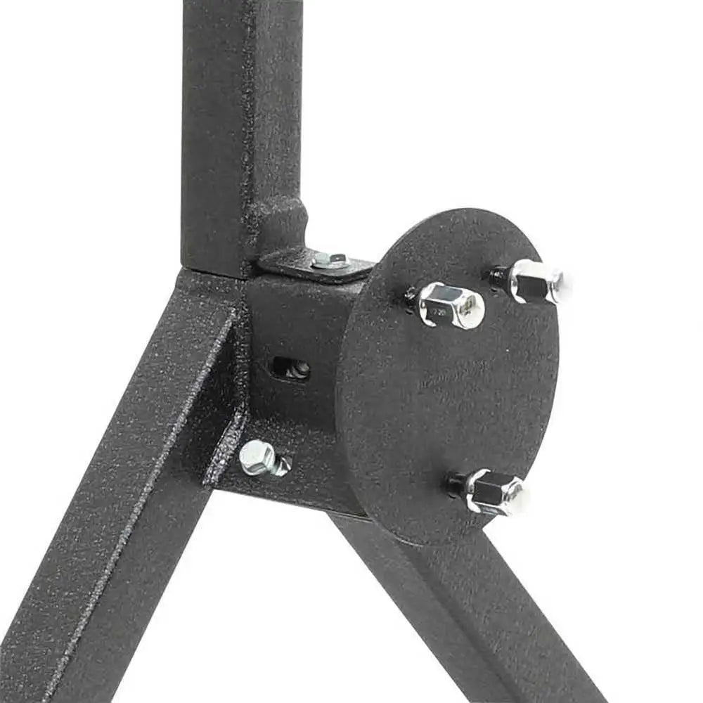 Stål Bakre Rørstøtfanger med Reservehjulholder og Krok - Jeep Wrangler Tj 97-06