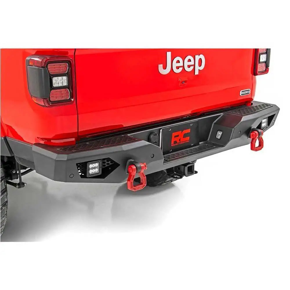 Stål Bakre Støtfanger Med Led-belysning Rough Country Rock Crawler - Jeep Gladiator Jt 20- - 4