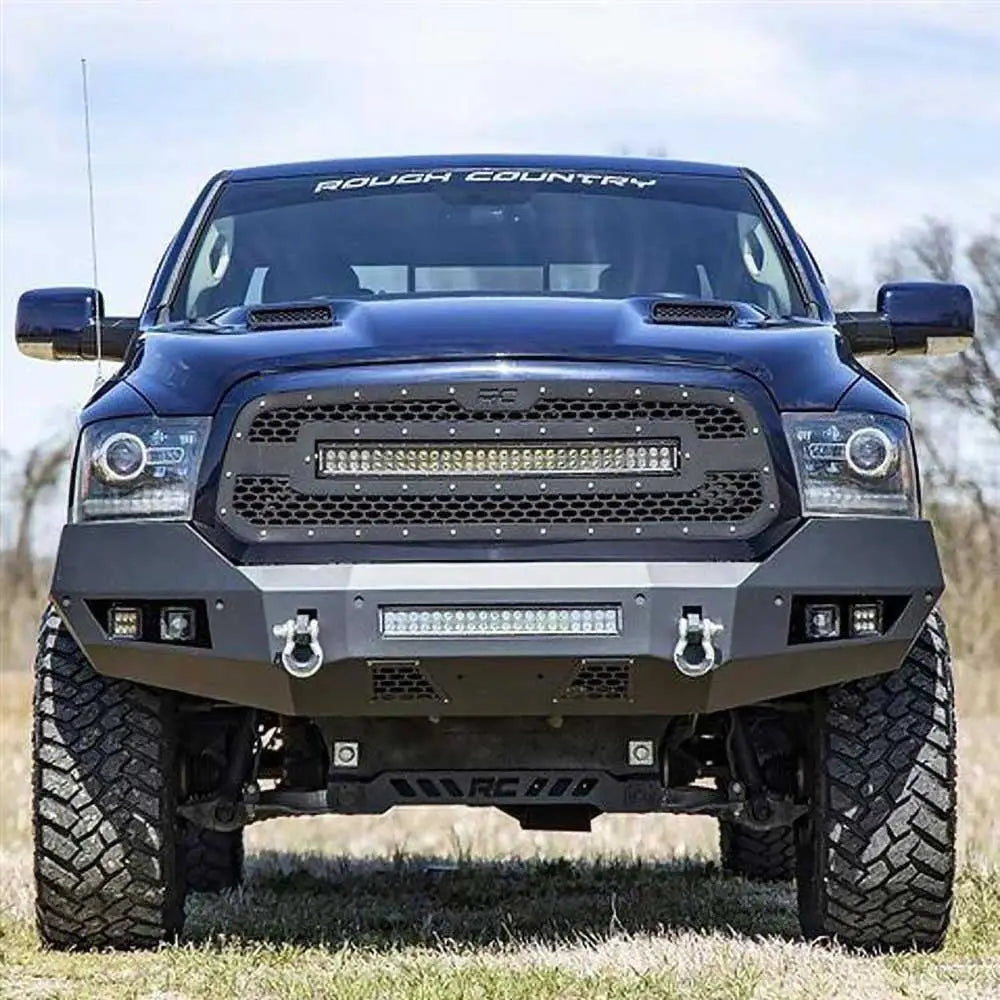 Stål Frontstøtfanger med Led-lys Rough Country - Ram 1500 Classic Ds 19-