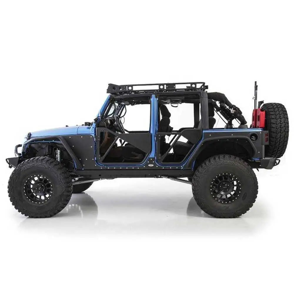 Stål Kotfluebeskyttere Bak - Smittybilt Xrc - Jeep Wrangler Jk 4 d 07-18 - 6