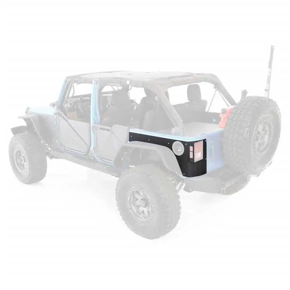 Stål Kotfluebeskyttere Bak - Smittybilt Xrc - Jeep Wrangler Jk 4 d 07-18 - 1