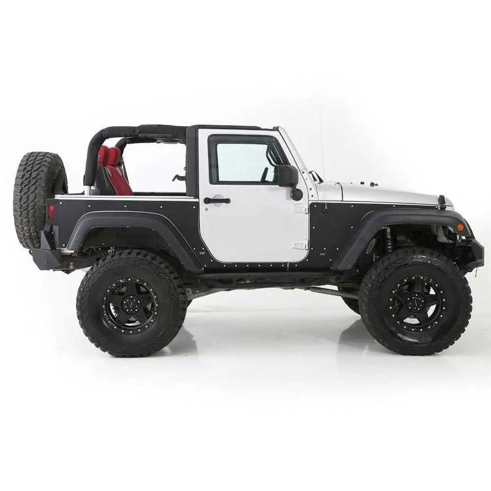 Stål Skvettskjermbeskyttelse Bak Smittybilt Xrc - Jeep Wrangler Jk 2 d 07-18 - 6