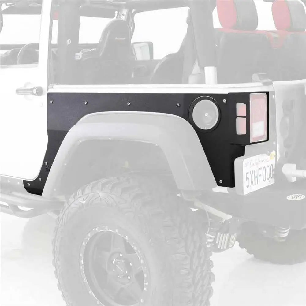 Stål Skvettskjermbeskyttelse Bak Smittybilt Xrc - Jeep Wrangler Jk 2 d 07-18 - 2