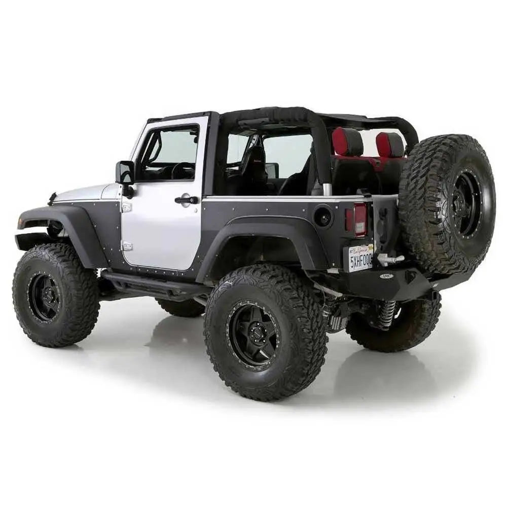 Stål Skvettskjermbeskyttelse Bak Smittybilt Xrc - Jeep Wrangler Jk 2 d 07-18 - 5