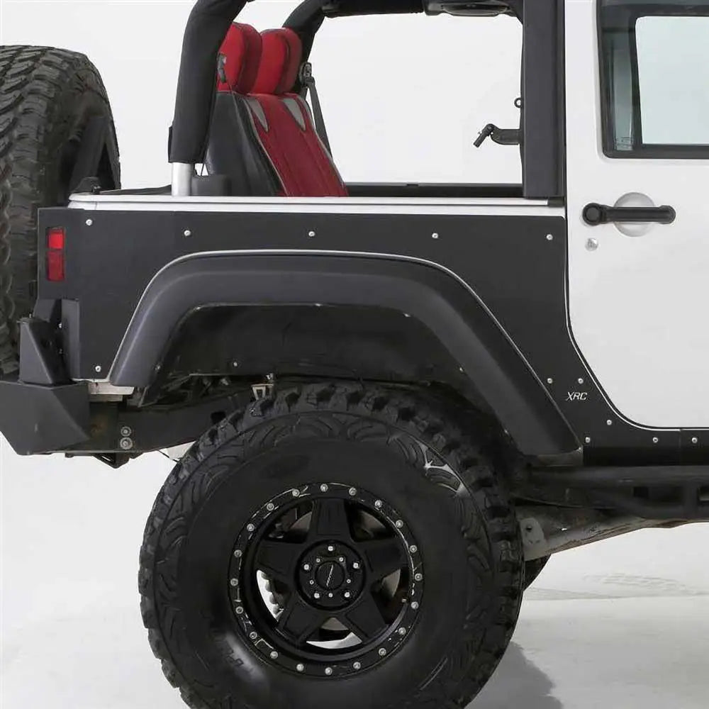 Stål Skvettskjermbeskyttelse Bak Smittybilt Xrc - Jeep Wrangler Jk 2 d 07-18 - 7