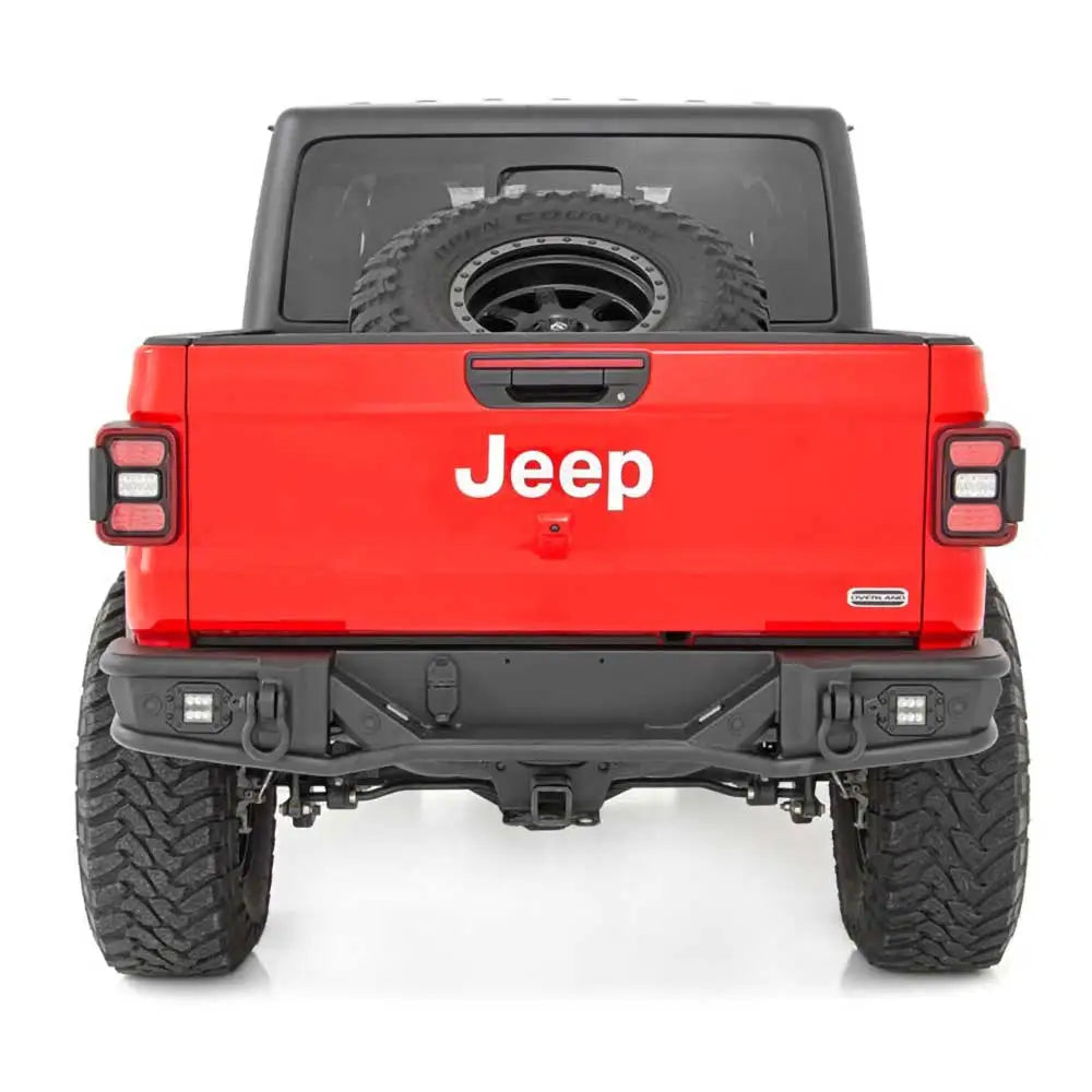 Stål Støtfanger Bak Med Led-lys Rough Country - Jeep Gladiator Jt 20- - 3