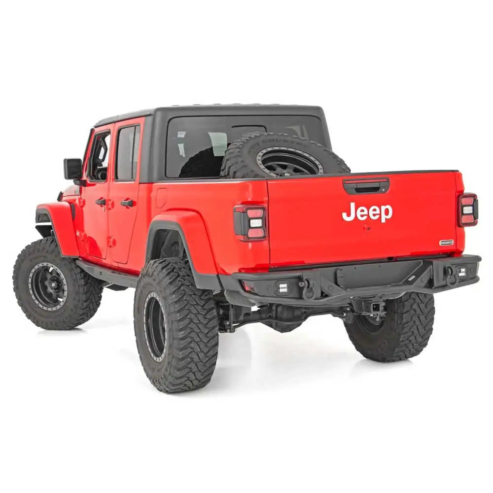 Stål Støtfanger Bak Med Led-lys Rough Country - Jeep Gladiator Jt 20- - 6