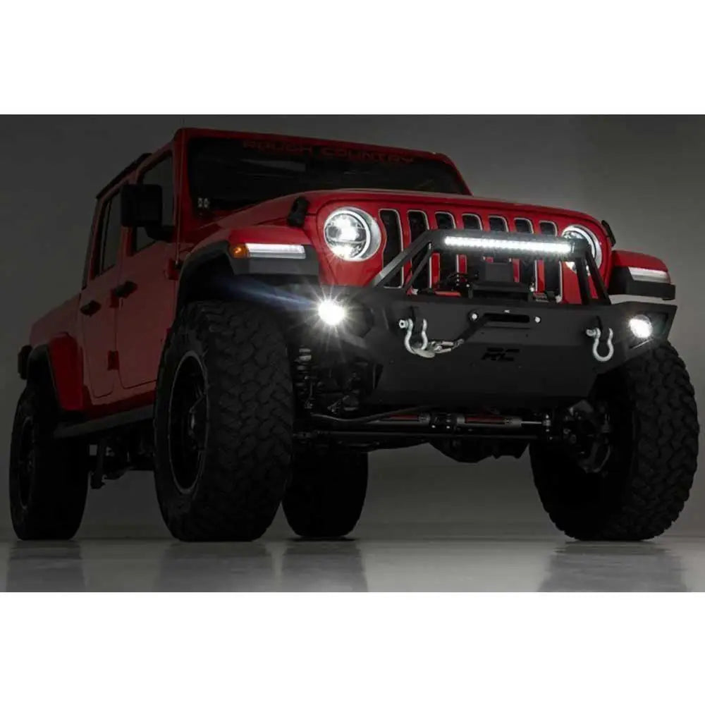 Stål Støtfanger Foran Jeep Wrangler Jl 4 d 18- By Rough Country - 5