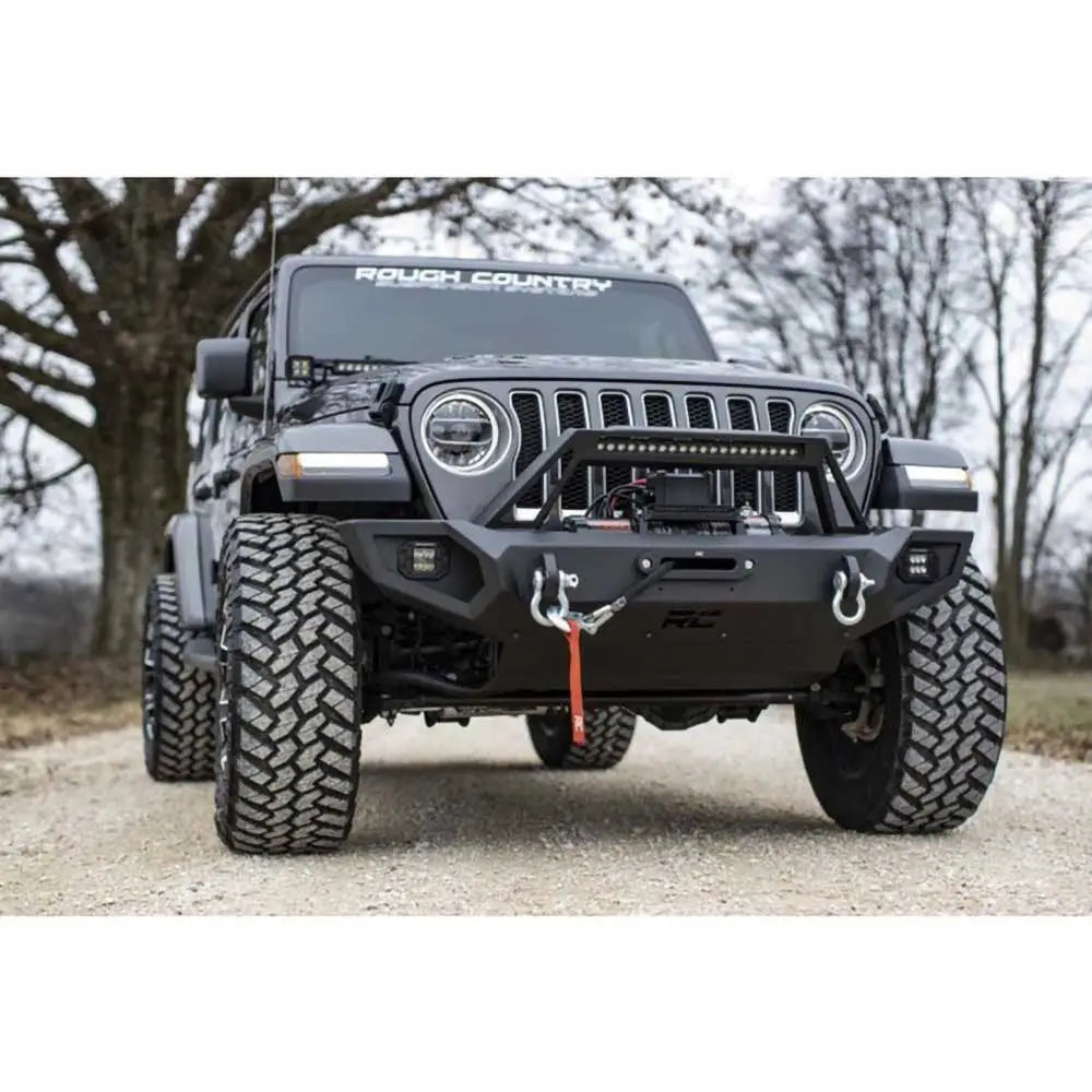 Stål Støtfanger Foran Jeep Wrangler Jl 4 d 18- By Rough Country - 8