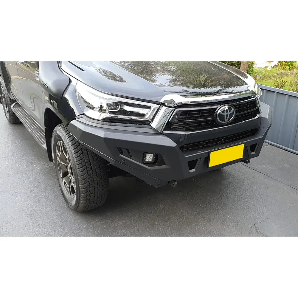 Stål Støtfanger med Bullbar og Vinsjplate Ofd - Toyota Hilux Revo 20-23