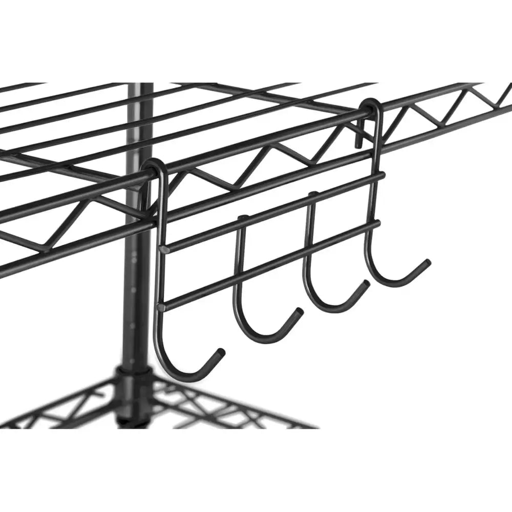 Ståltrådhylle Med 5 Hyller 55 x 44,5 x 150 Cm 150 Kg - 3