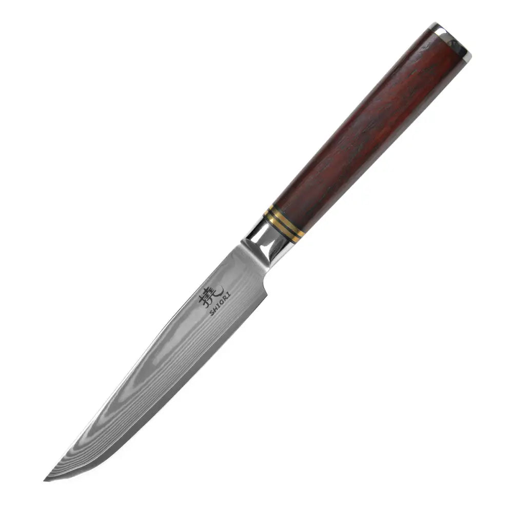 Steakkniver Shiori 撓 - Presis Lite Flersjiktet Damask-stål - 3