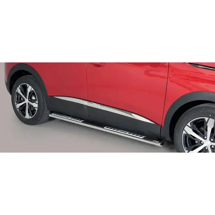 Stigtrinn Design Inox Peugeot 3008 2016 > - Polert Stål 1