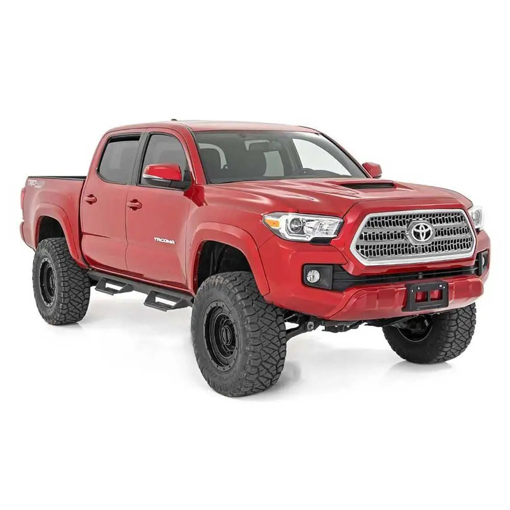 Stigtrinn for Toyota Tacoma 16-23 - Rough Country Al2 Double Cab