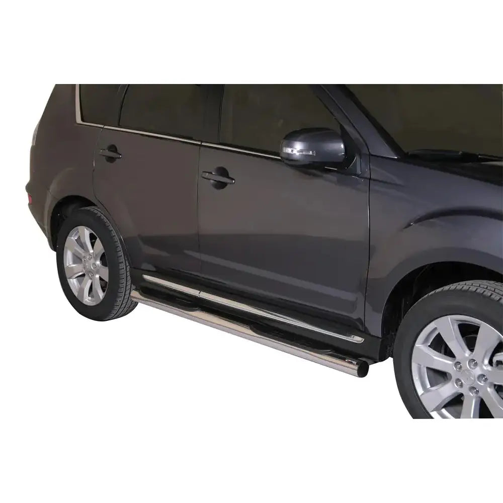 Stigtrinn Grand Pedana Inox Mitsubishi Outlander 2010-2012 - Polert Stål 1