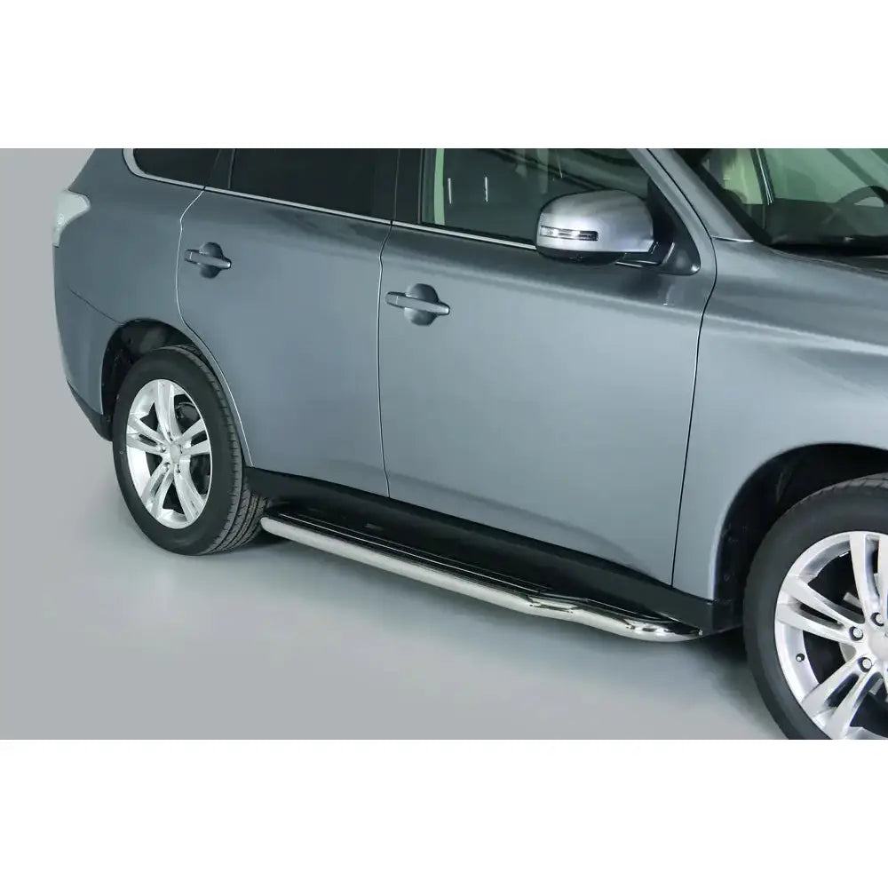 Stigtrinn Inox Mitsubishi Outlander 2013-2015 - Polert Stål 1