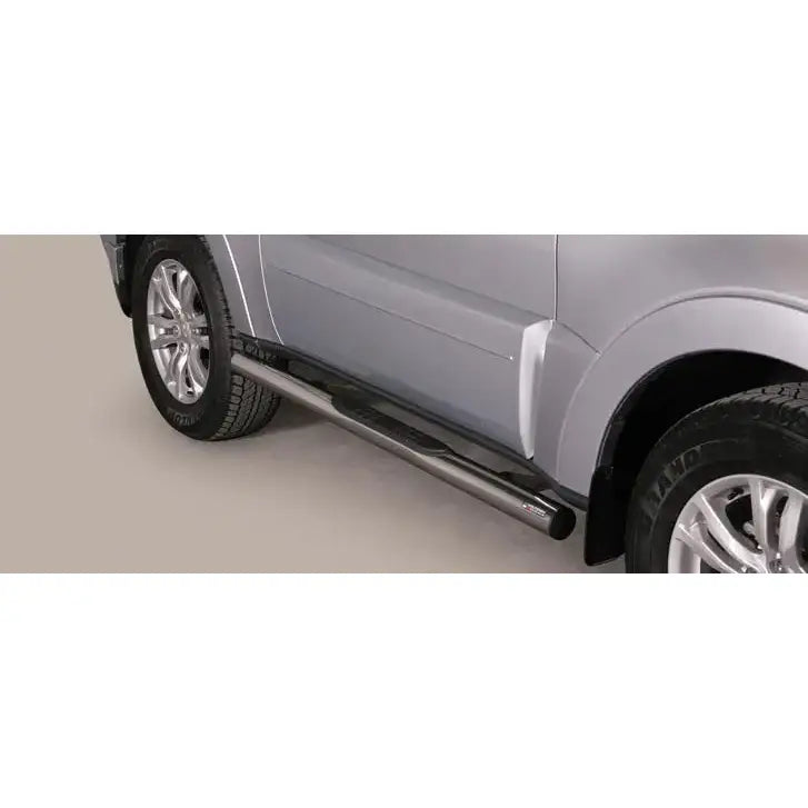 Stigtrinn Mitsubishi Pajero 2012-2014 3d - Grand Pedana Inox - Polert Stål 1