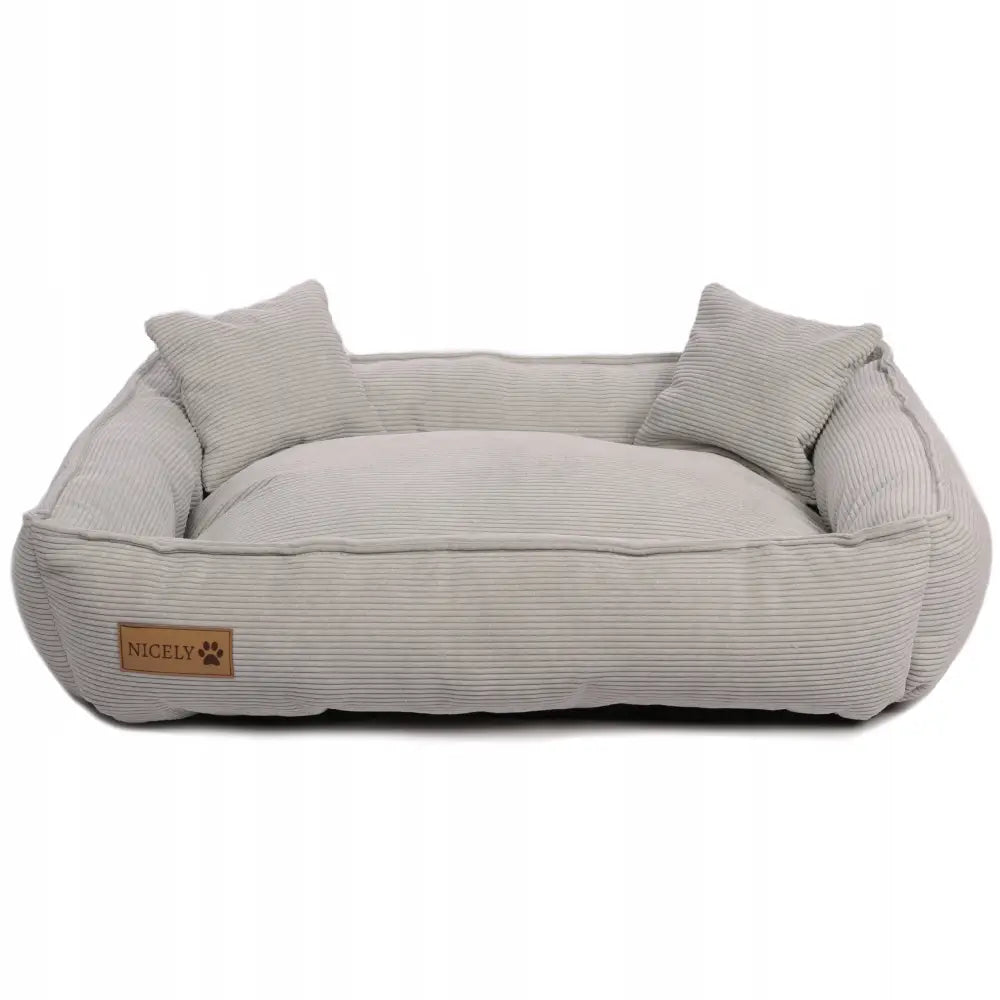 Stort Fløyels Hundeseng Sofa l 80x65 - 1