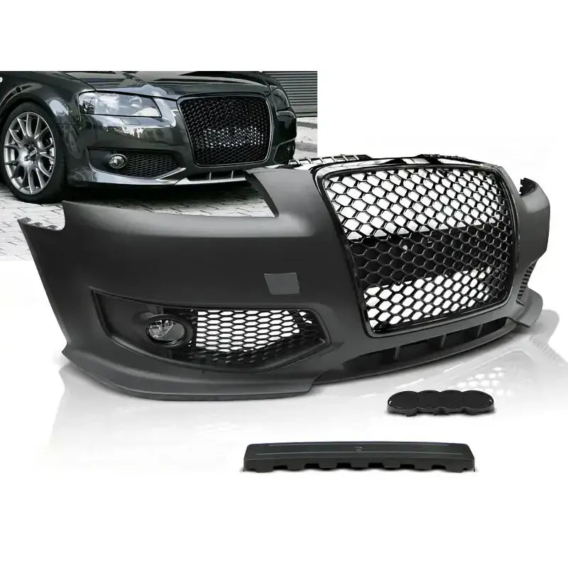 Støtfanger Foran Audi A3 06.05-04.08 Rs Style Black - 1