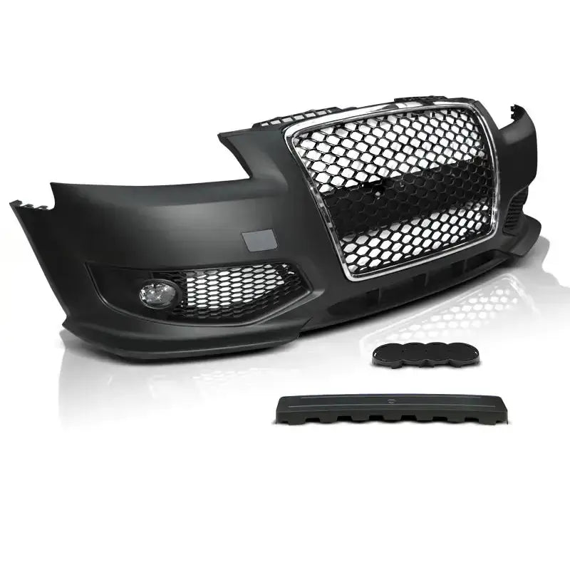 Støtfanger Foran Audi A3 06.05-04.08 Rs Style Chrome Black - 1