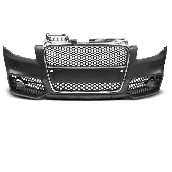 Støtfanger Foran Audi A4 04-08 Rs Style Chrome Black - 2