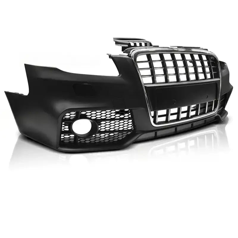 Støtfanger Foran Audi A4 04-08 S-line Chrome Black - 1