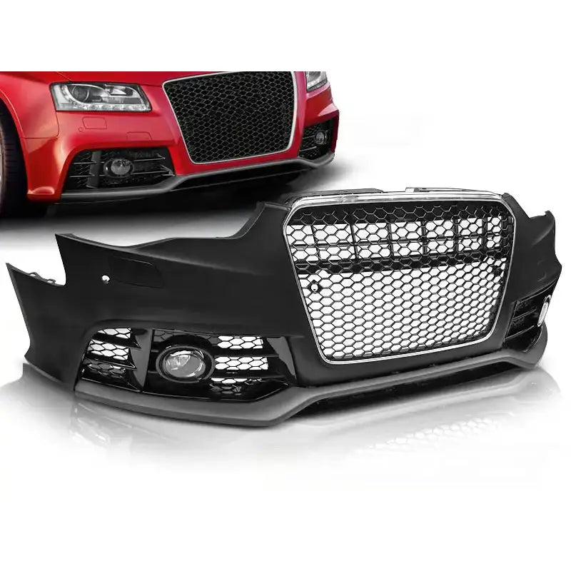 Støtfanger Foran Audi A5 11-16 Rs5 Style Chrome Black Pdc - 1