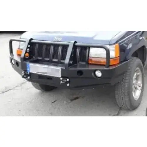 Støtfanger Foran Med Bullbar - Jeep Cherokee Zj 93-99 - 2