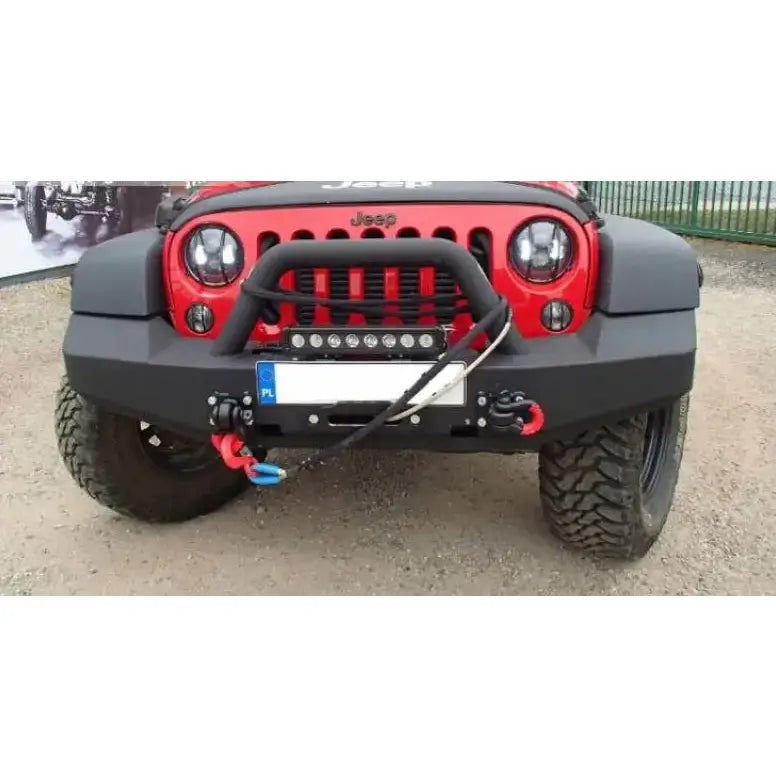 Støtfanger Foran Med Bullbar - Jeep Wrangler Jk 07-12 - 1