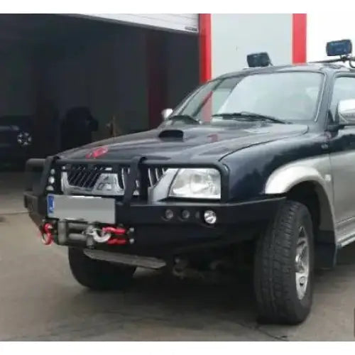 Støtfanger Foran Med Bullbar - Mitsubishi L200 Iii 96-05 - 2