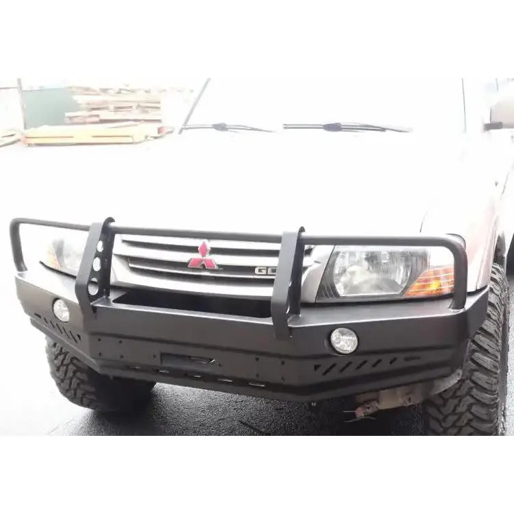 Støtfanger Foran Med Bullbar - Mitsubishi Pajero Iii 00-06 - 2