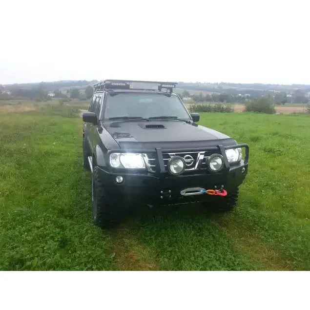 Støtfanger Foran med Bullbar - Nissan Patrol Y61 97-04