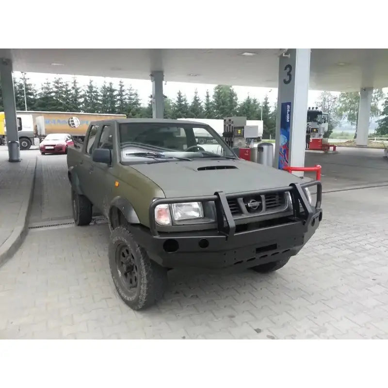 Støtfanger Foran Med Bullbar - Nissan Pickup D22 97-01 - 2