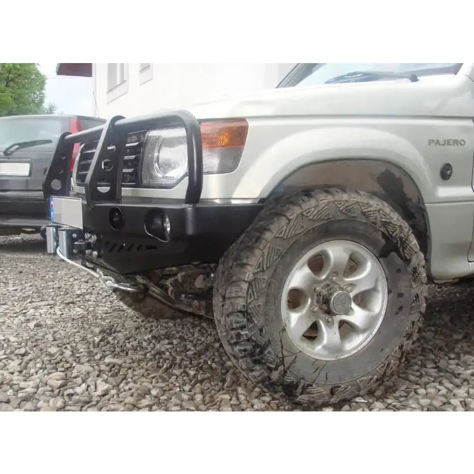 Støtfanger Foran Mitsubishi Pajero Ii 90-00 - Med Bullbar - 1