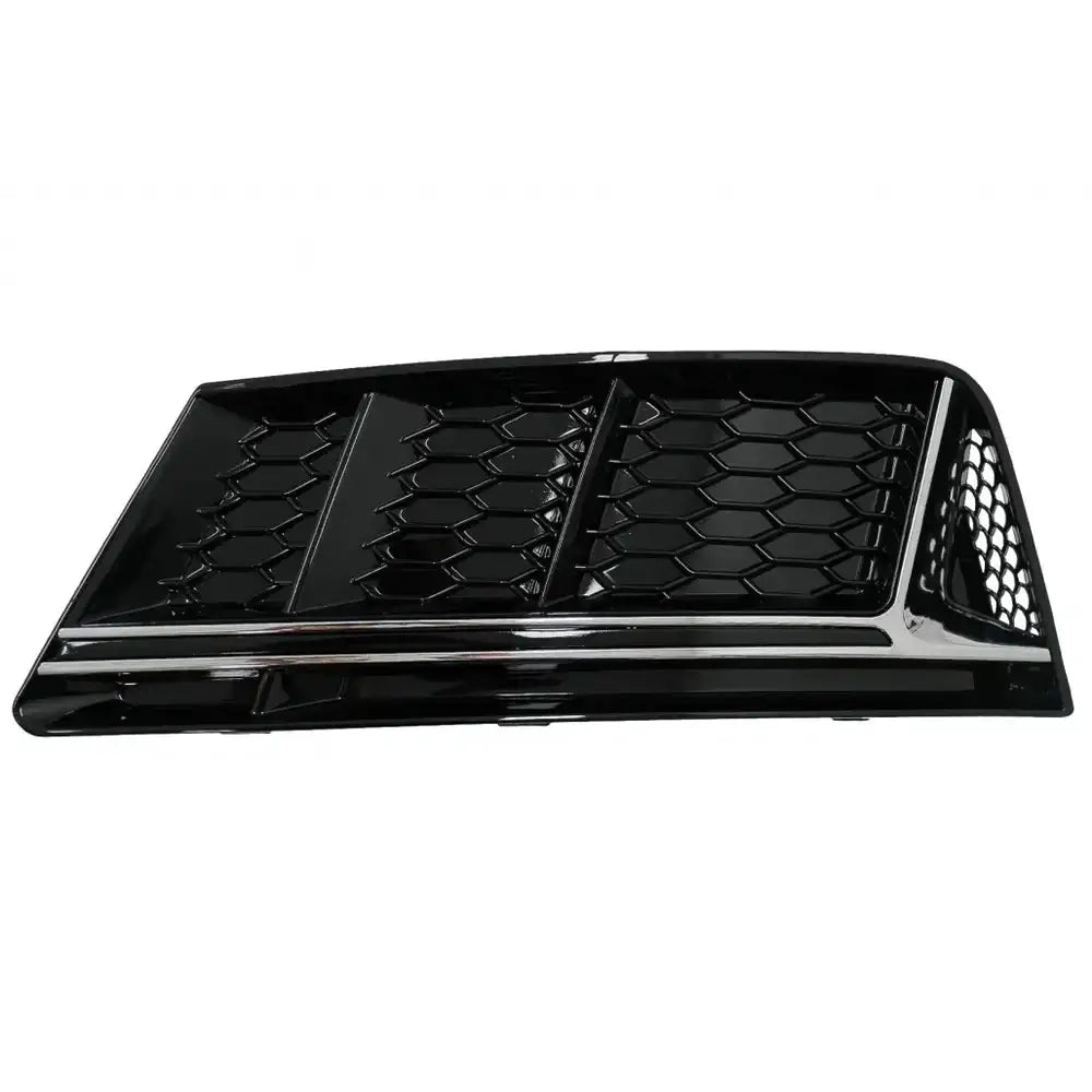 Støtfanger Nedre Griller Audi A4 B9 16-18 Rs4 Design Silver Edition - 2