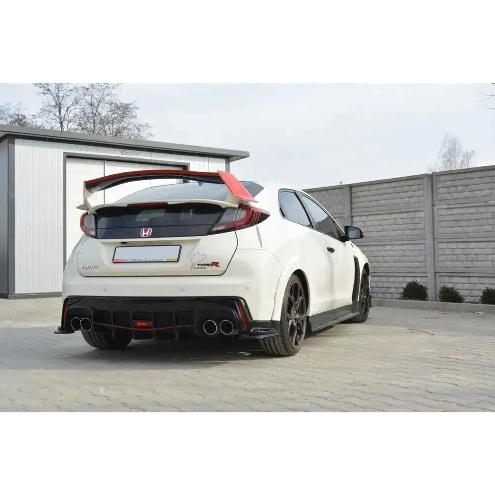 Støtfangerskjørt Valance bak Honda Civic Ix Type r