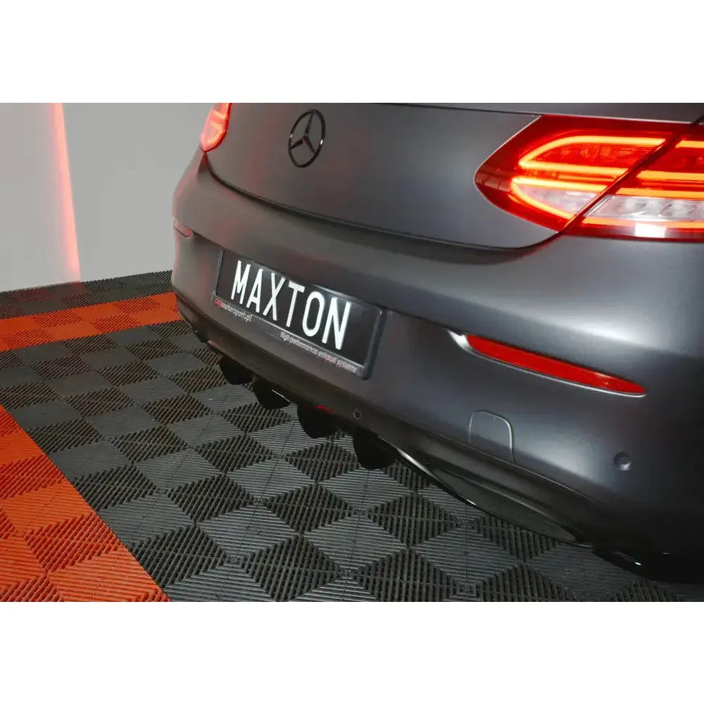 Støtfangerskjørt Valance Bak Mercedes-benz C-class W205 Coupe Amg-line - 2