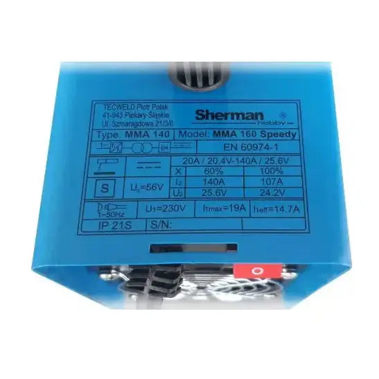 Sveiseinverter Igbt Sherman Mma 160 Speedy - 8